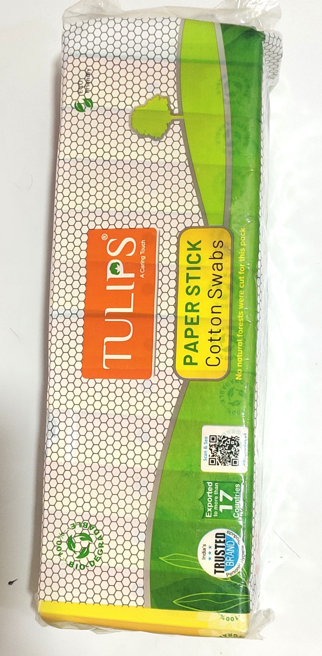 Tulips Cotton Swabs detail