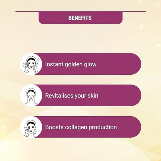 Lotus Gold Facial Kit contents