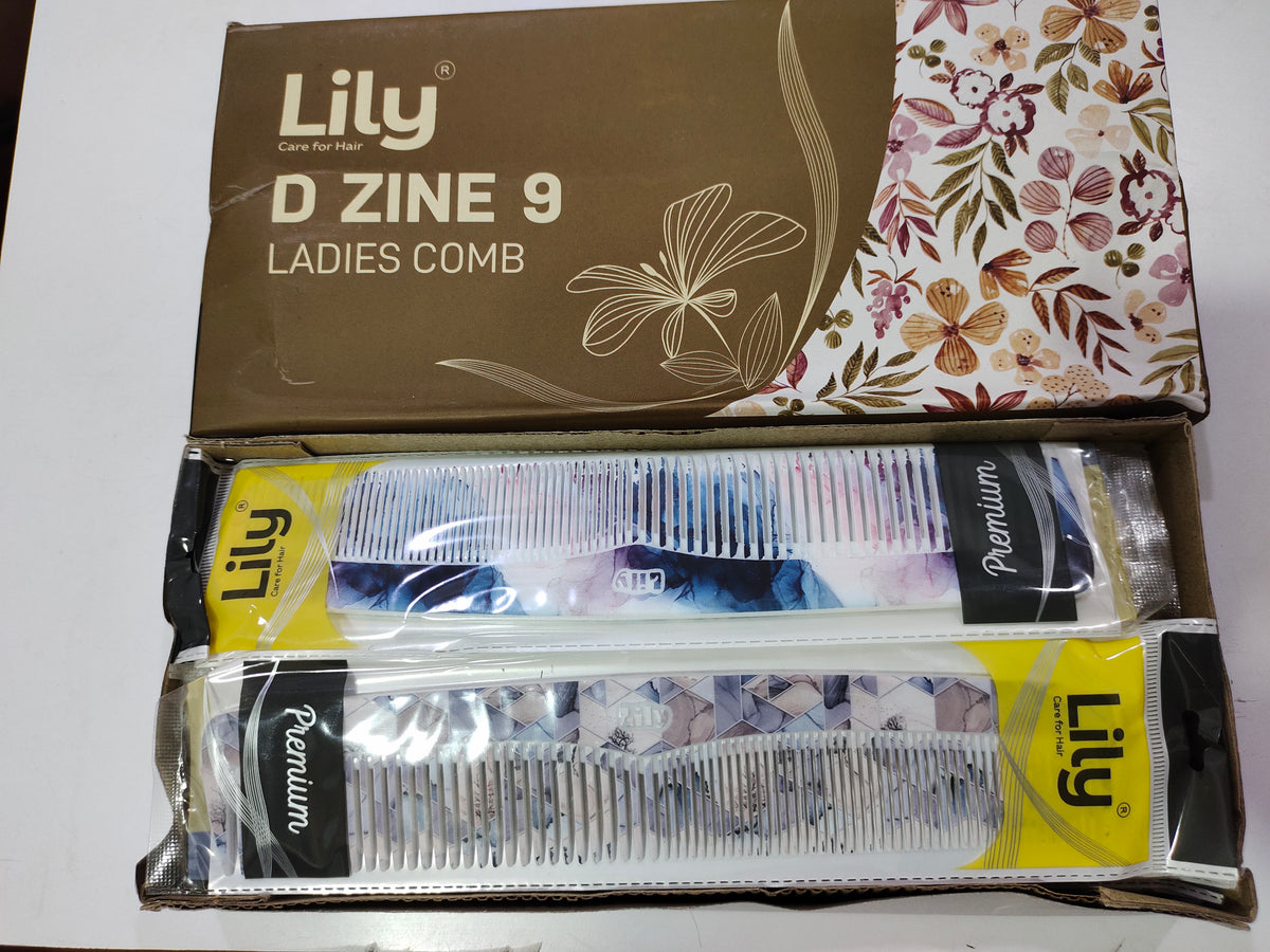 LILY COMB DZINE 9 inch comb