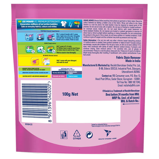 Vanish Detergent Booster detail