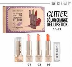 Swiss Beauty Gel Lipstick swatches