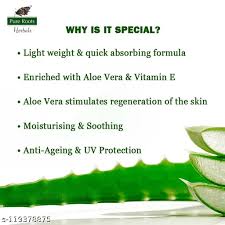 Pure Roots Aloe Body Lotion ingredients