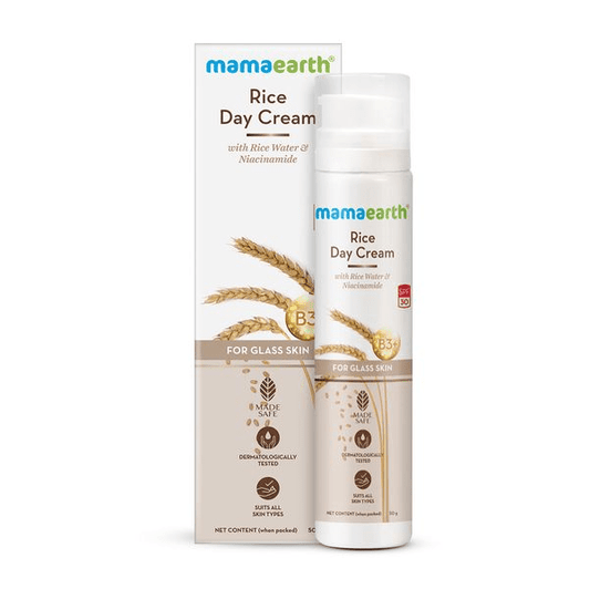 Mamaearth Rice Day Cream back