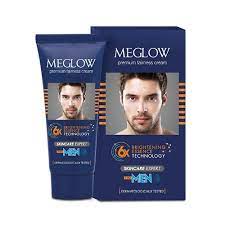 Meglow Men Cream front detail