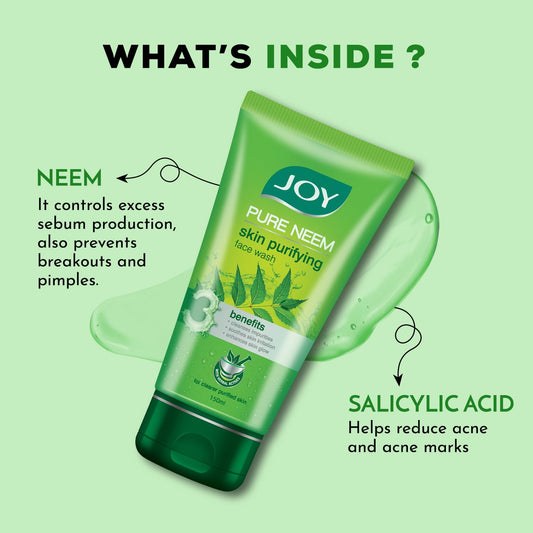 Joy Neem Face Wash ingredients