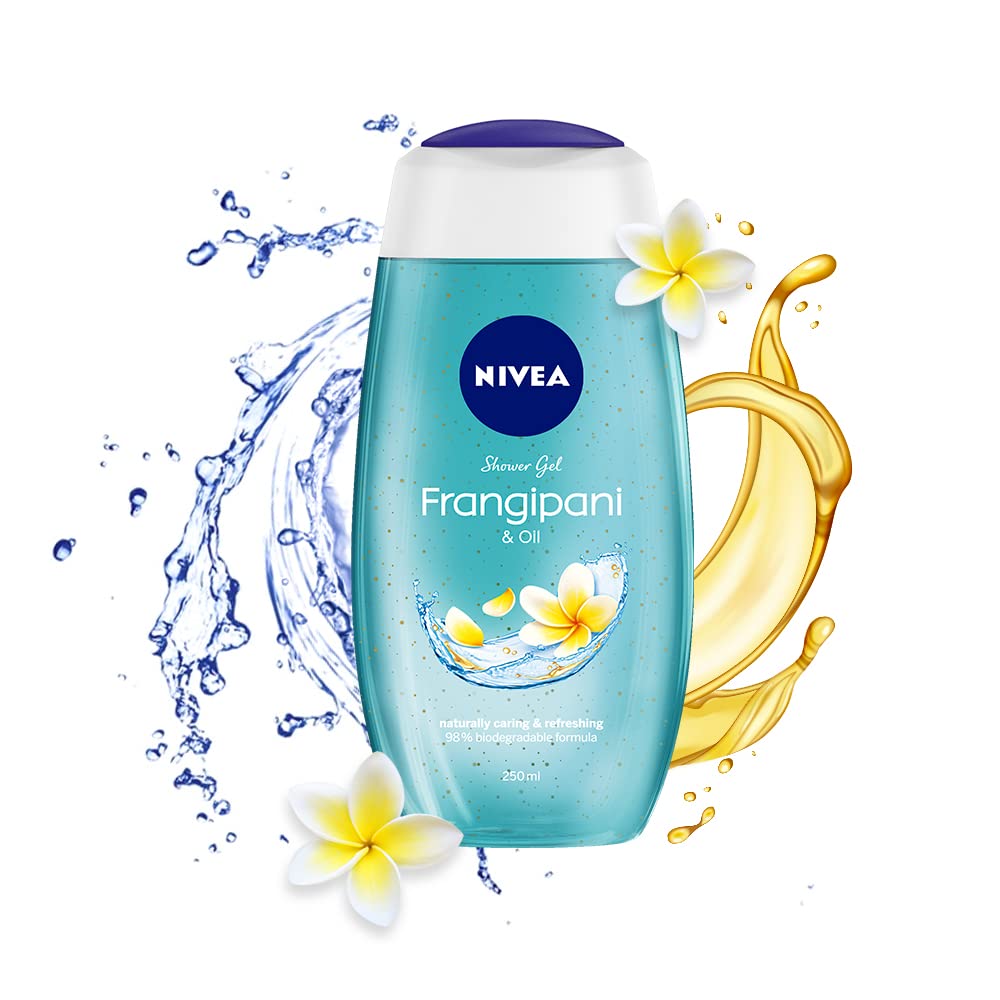NIVEA Frangipani and Oil Body Wash 250ml 125ml