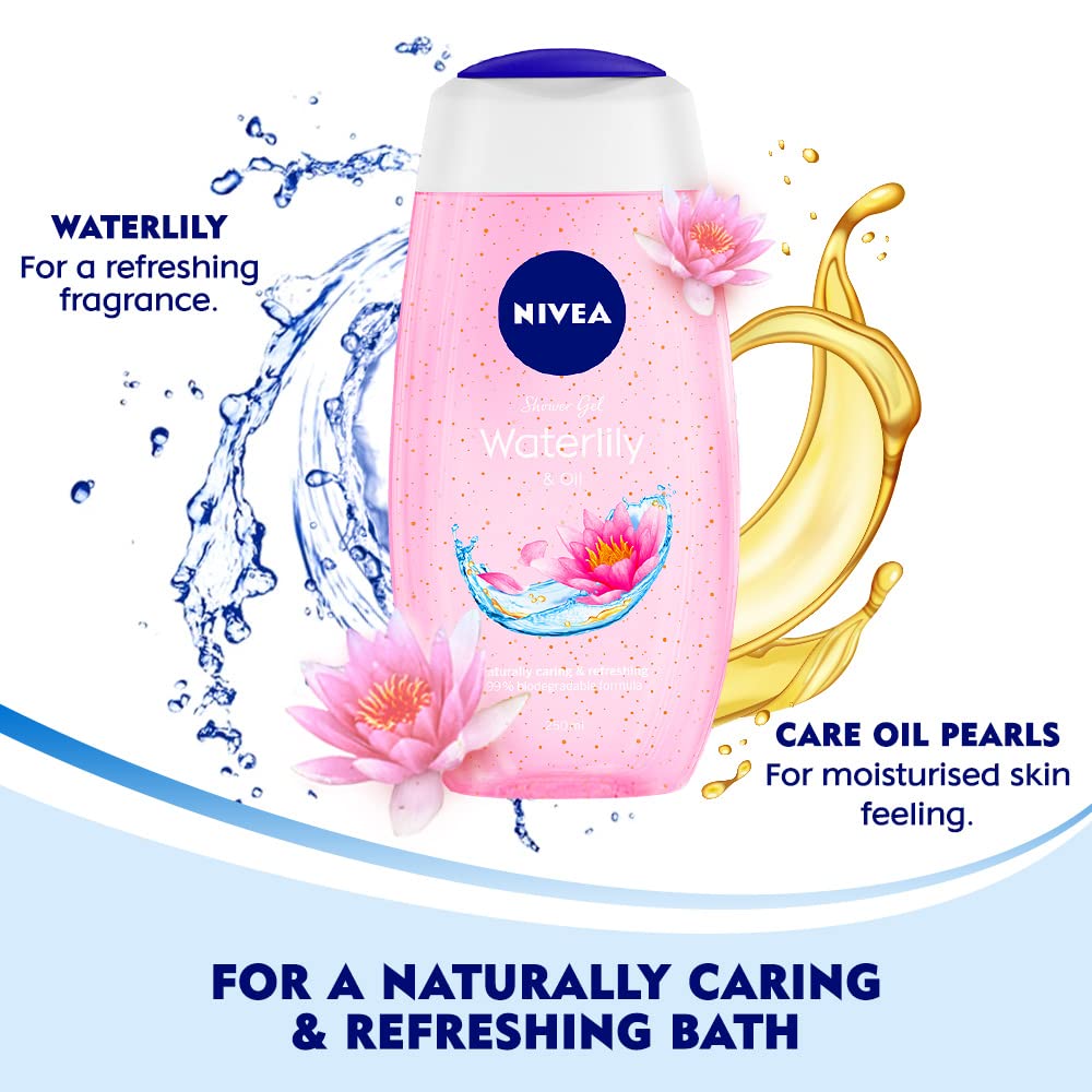 Nivea Waterlily Body Wash – size variants