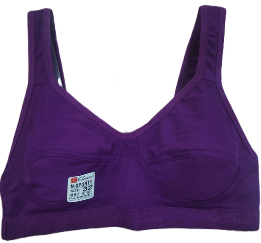 Classic N-Sporty Bra Pack of 6 – front view