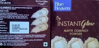 Blue Heaven Instant Glow Matte Compact Powder 9g shades