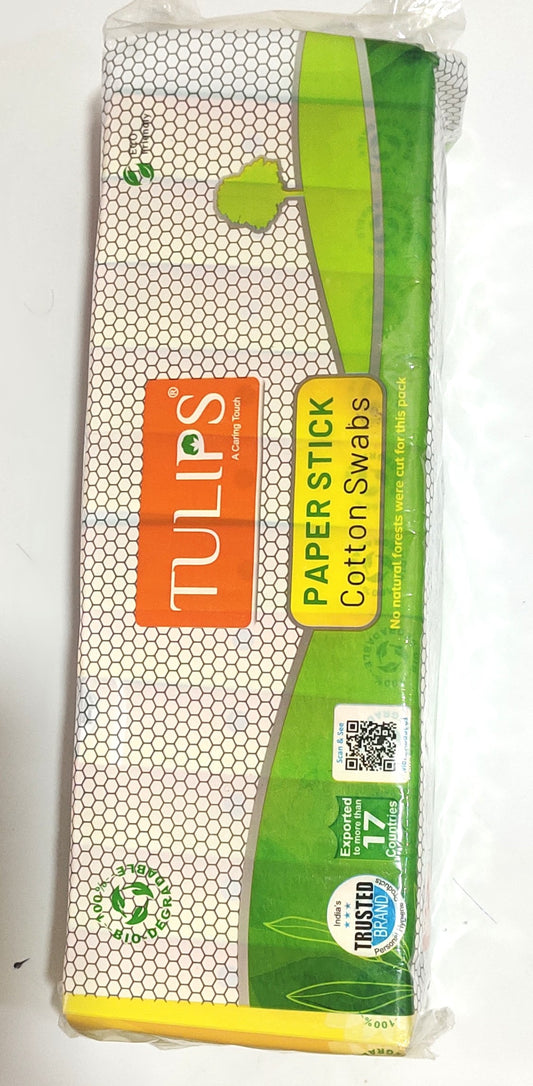 Tulips Cotton Swabs detail