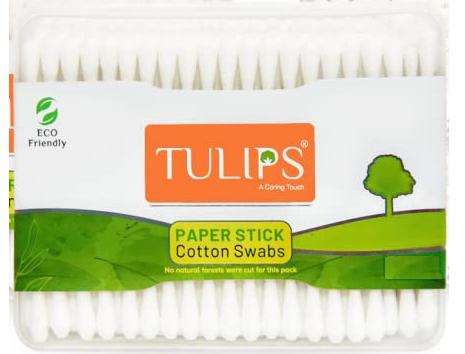 Tulips Cotton Ear Buds Pack of 6