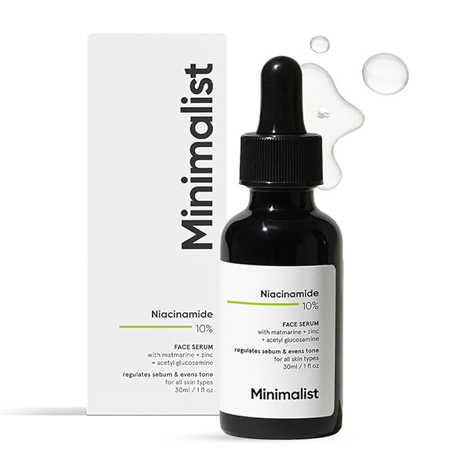 Minimalist 10% Niacinamide Face Serum with Zinc 10ml 30ml