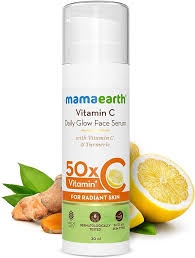 Mamaearth Vitamin C Daily Glow Face Serum 30ml with Turmeric