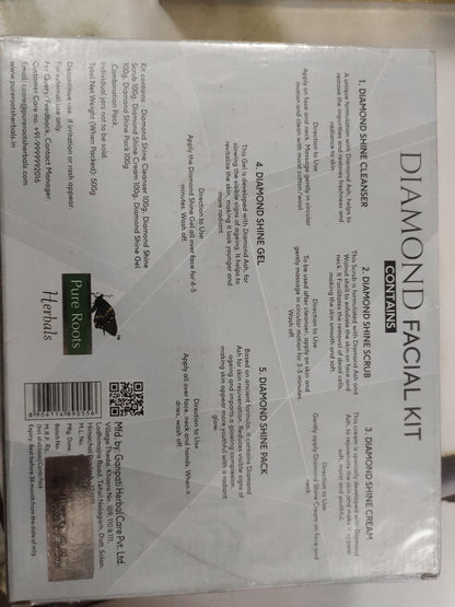Pure Roots Diamond Facial Kit – products inside