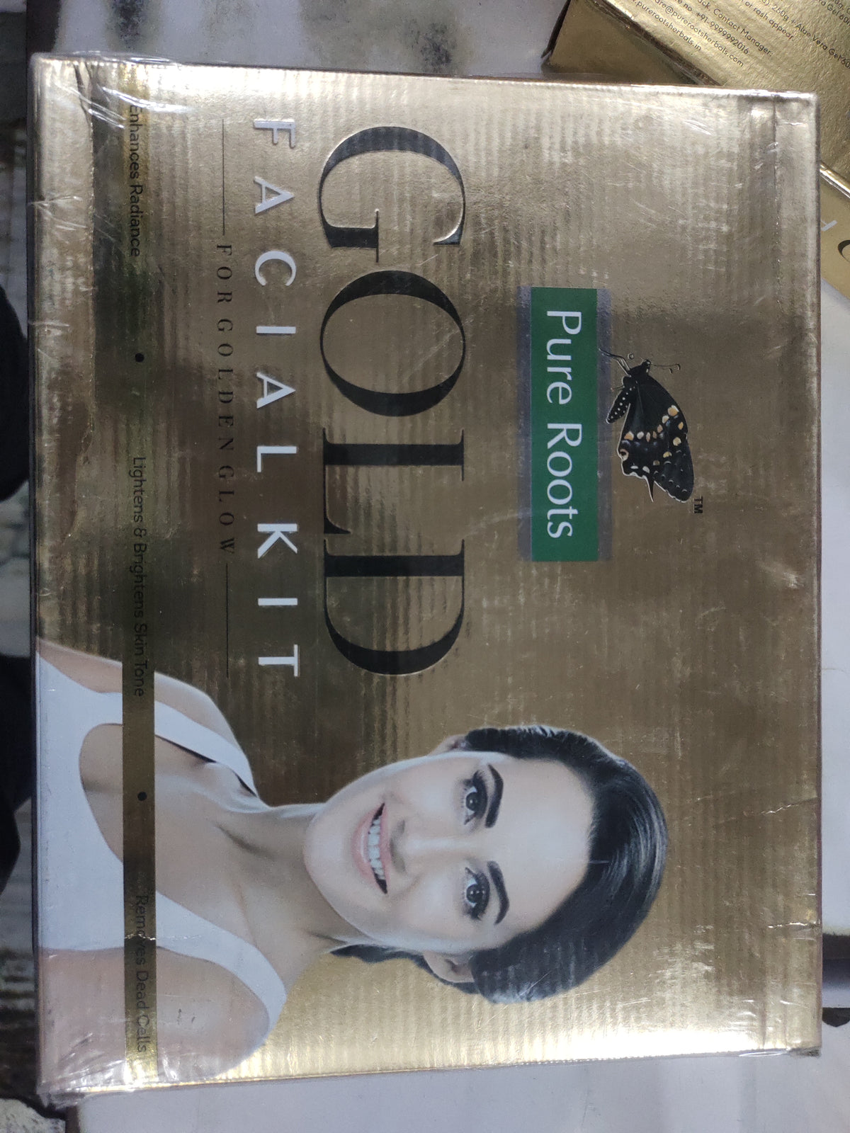 Pure Roots Gold Facial Kit 500g Parlour Pack