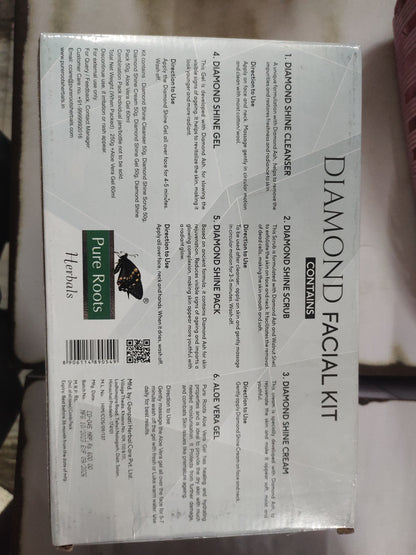Pure Roots Diamond Facial Kit detail