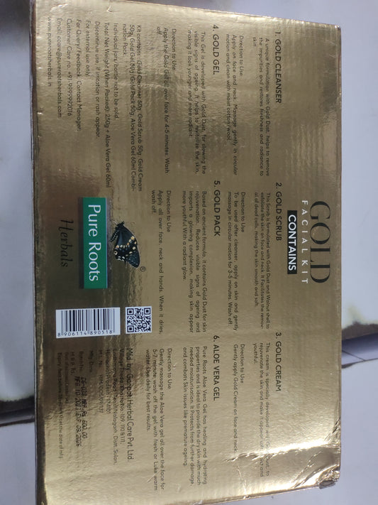 Pure Roots Gold Kit 250g contents