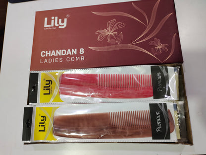 Lily Comb Chandan Hair Comb 8 inch