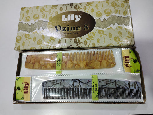 LILY COMB DZINE 8 inch comb