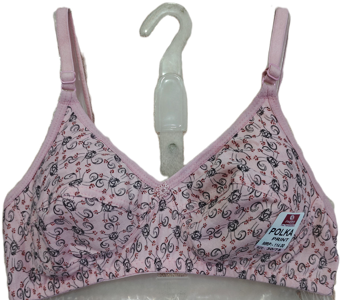 Japan Polka Bra Pack of 6 extended sizes