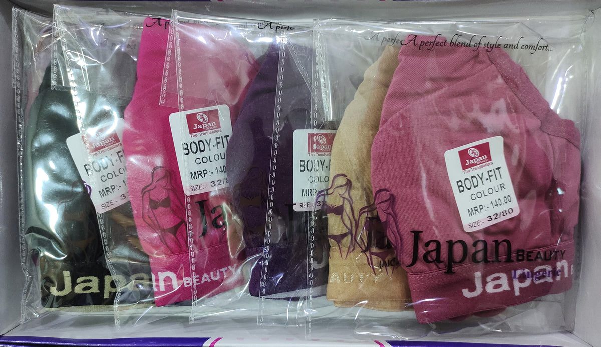 Japan Body Fit Bra – size detail