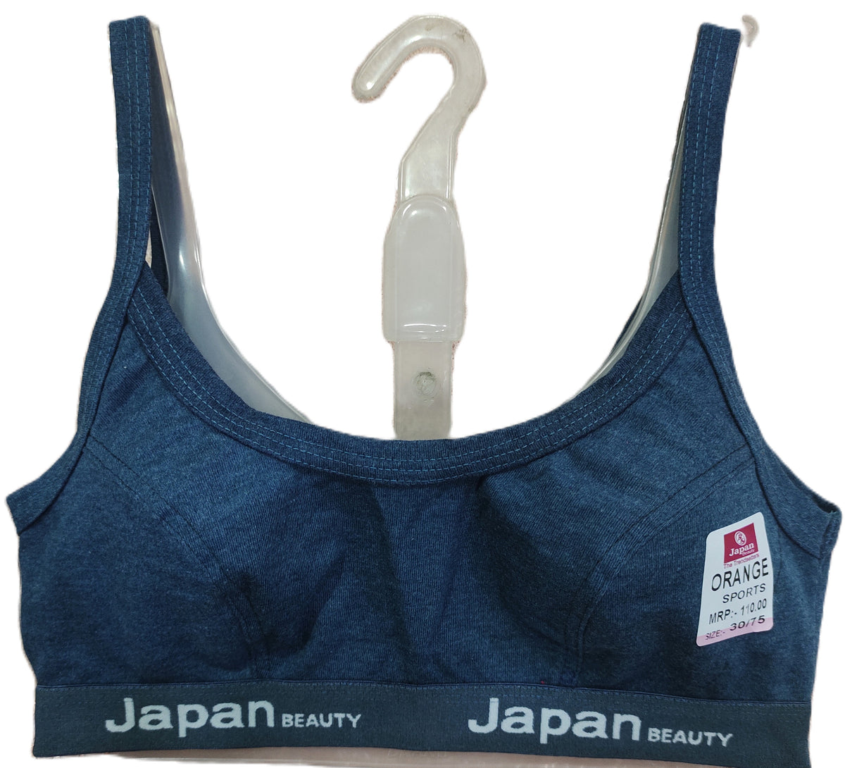 Japan Orange Sports Bra Pack of 6 front view