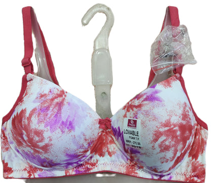 Japan Lovable Foam T.P Bra Pack of 6 front view