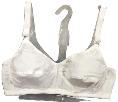Japan Cotlon White Bra Pack of 6 front view