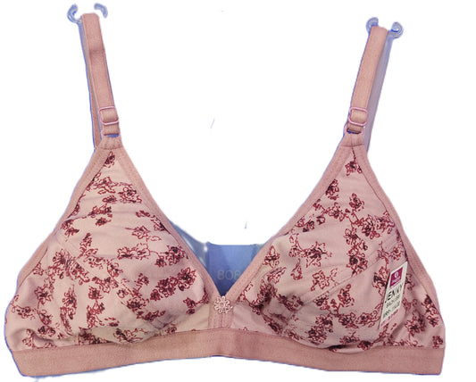 Japan Jenny Backless Print Bra Pack of 6 front view