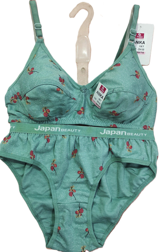 Japan Anika Interlock Print Set Panty Pack of 3 front