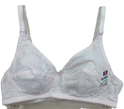 Japan Kiwi Cotton Bindi Bra Pack of 6 front view