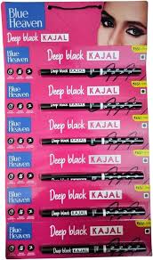 Blue Heaven 24Hr Stay Kajal Jet Black Pack of 6