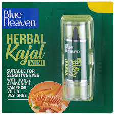 Blue Heaven Herbal Kajal Mini Black 1.1g Pack of 6