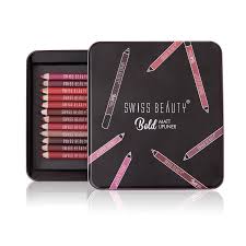 Swiss Beauty Bold Matt Lip Liner Set of 12
