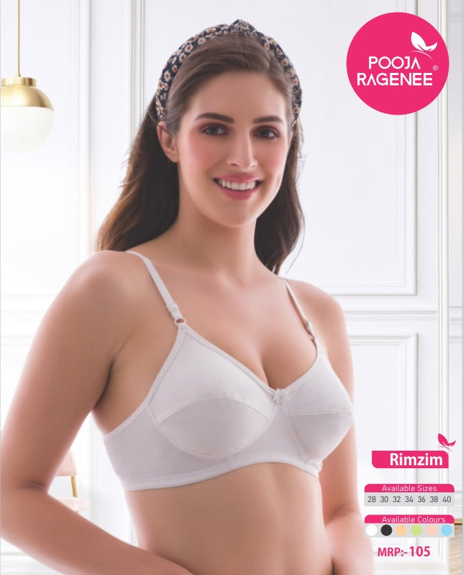 Pooja Ragenee Rim Zim Bra Pack of 6 front