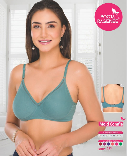Pooja Ragenee Mold Comfie Bra Pack of 6 front view