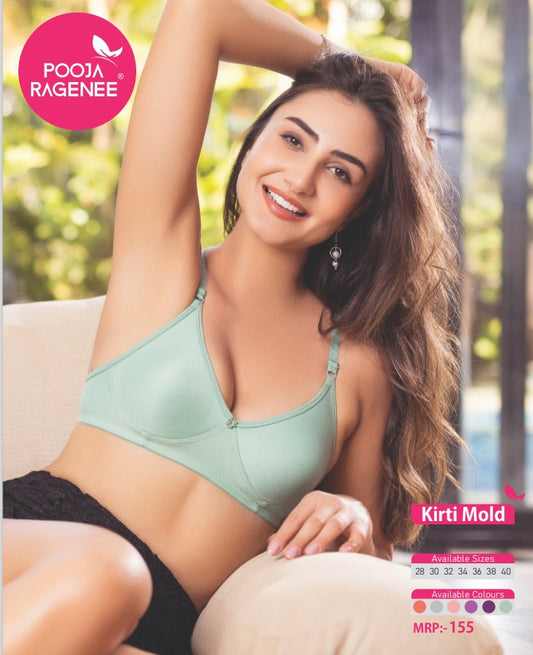 Pooja Ragenee Kirti Mold Bra Pack of 6 front view