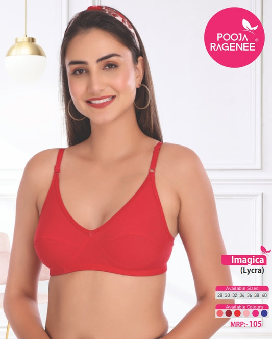 Pooja Ragenee Imagica Bra Pack of 6 front view