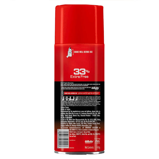 Gillette Classic Pre Shave Foam – packaging
