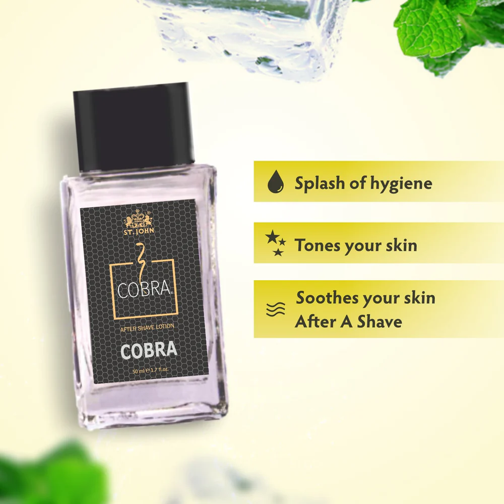 Cobra After Shave Lotion detail