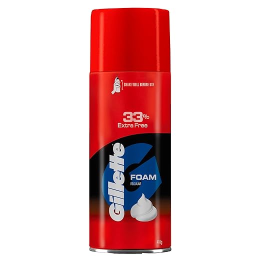Gillette Classic Pre Shave Foam 418g – front view