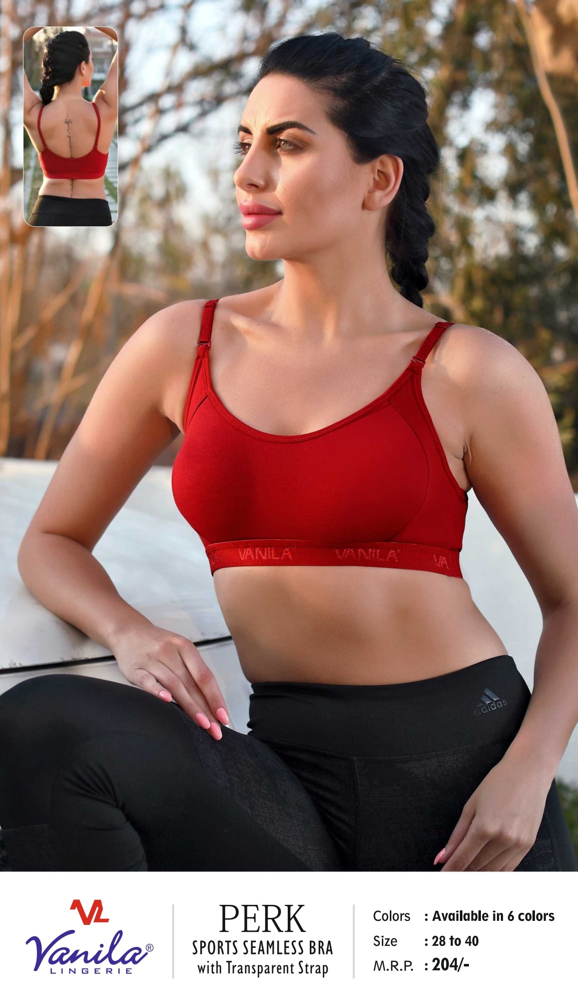 Vanila PERK Bra Pack of 6 front