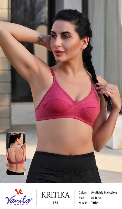 Vanila KRITIKA Bra Pack of 6 extended sizes front