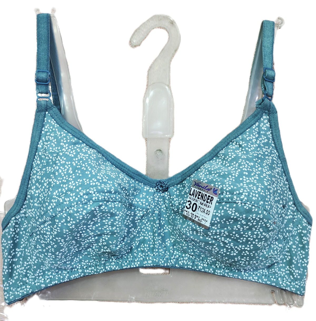 Vanila LAVENDER Bra Pack of 6 front view