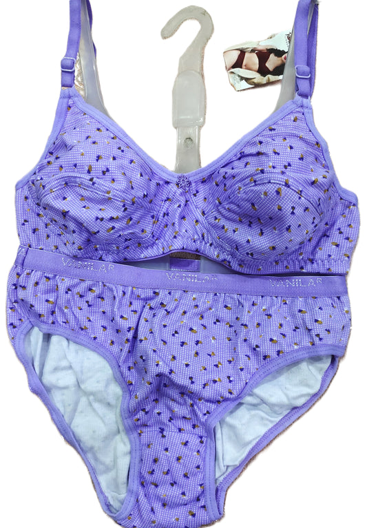 Vanila LAVENDER SET Bra Pack of 3 front view