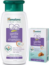 Himalaya Gentle Baby Shampoo 200ml with free soap – front view