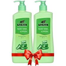 Pure Roots Aloe Vera Body Lotion 400ml Pack of 2