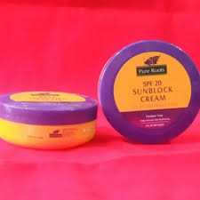 Pure Roots Sunblock Cream SPF20 50g