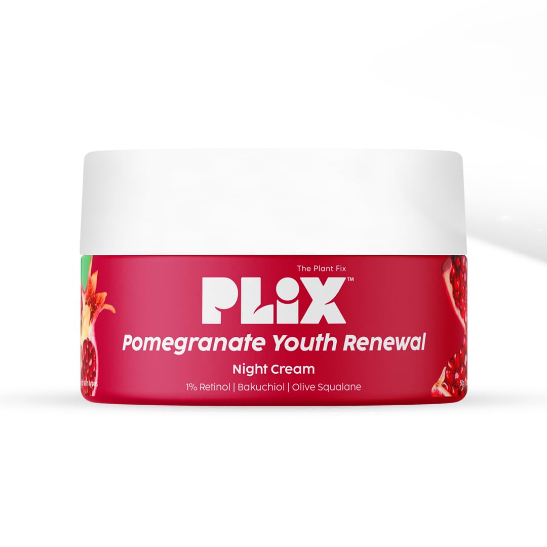 PLIX Pomegranate Retinol Bakuchi Anti-Ageing Night Cream 50g