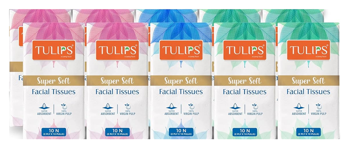 Tulips Pocket Tissue detail